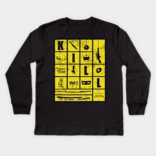 Kill Bill Yellow Kids Long Sleeve T-Shirt